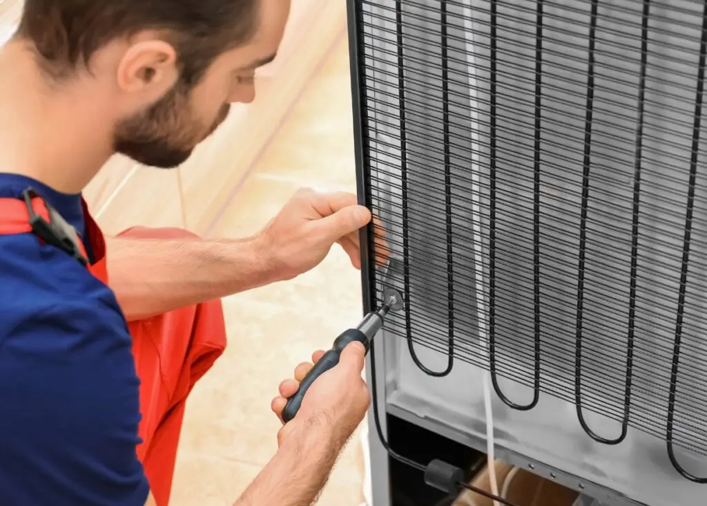 cleaning fridge coils