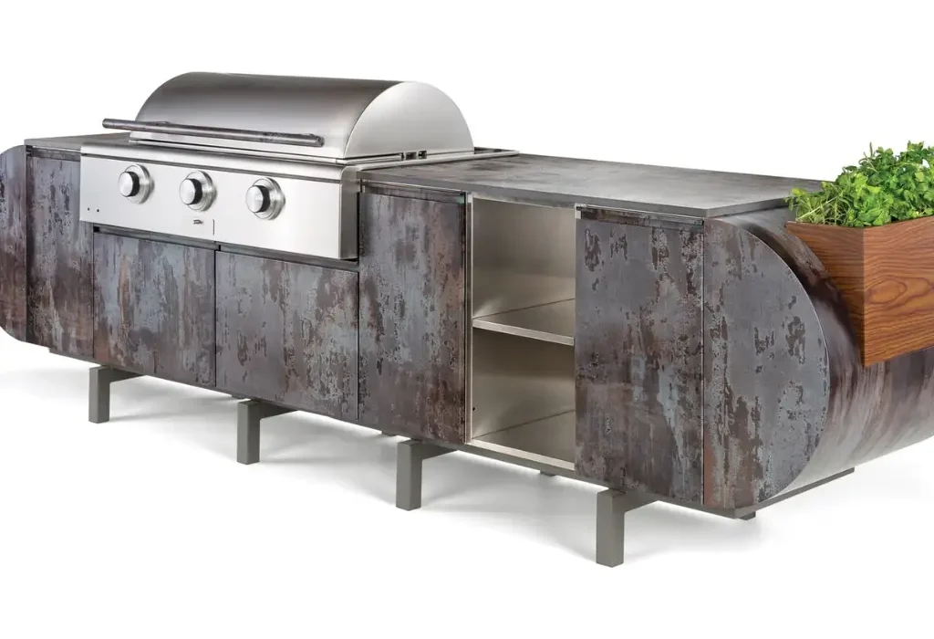 outdoor kitchen unit